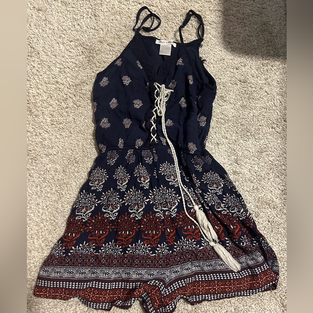Miley and Molly size small romper.